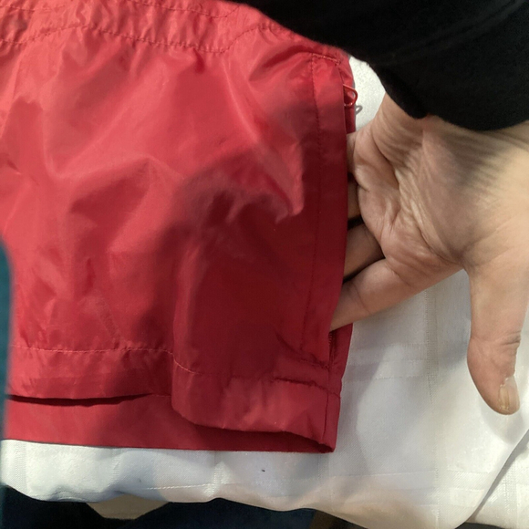 Vintage Columbia Sportswear Windbreaker Jacket Adult Large L Red Packable Coat - Picture 9 of 16